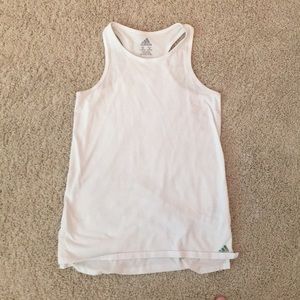 White adidas tank top